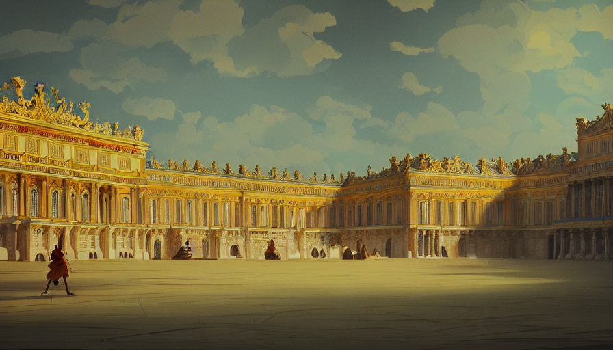 AI生成关键词，概念美术工具，凡尔赛宫的美图怎么做？