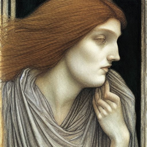 爱德华·伯恩-琼斯 - Edward Burne-Jones - AI 绘画艺术家描述词
