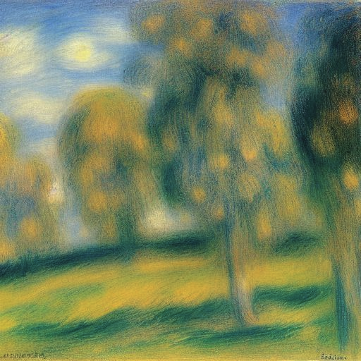 皮埃尔-奥古斯特·雷诺阿 - Pierre-Auguste Renoir - AI 绘画艺术家提示语