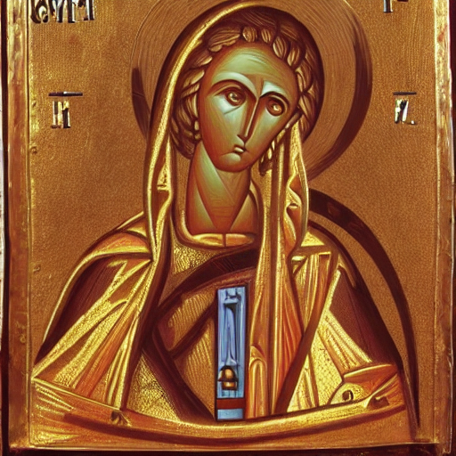 拜占庭图标 - Byzantine icon - AI 绘画艺术风格提示语