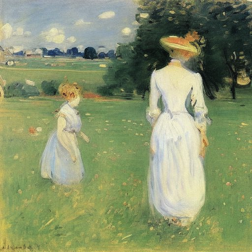 贝尔特·莫里索 - Berthe Morisot - AI 绘画艺术家描述语