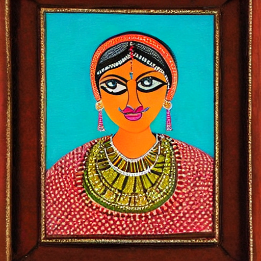 拉贾斯坦邦绘画 - Rajasthan Painting - AI 绘画艺术风格关键字
