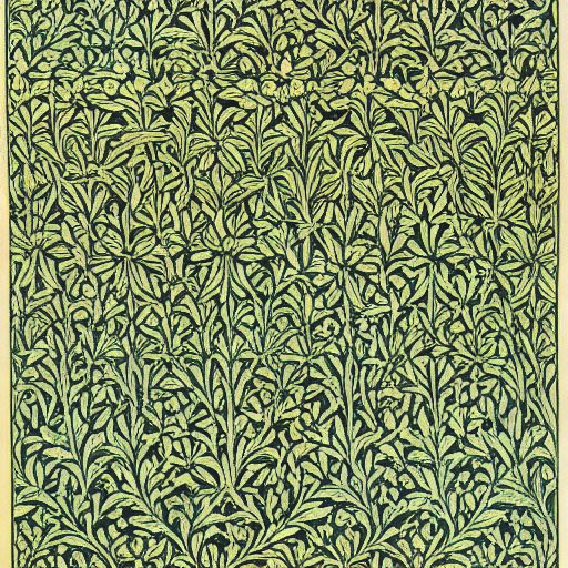 威廉·莫里斯 - William Morris - AI 绘画艺术家描述词