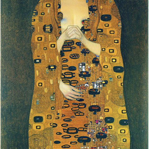 古斯塔夫·克里姆特 - Gustav Klimt - AI 绘画艺术家提示词