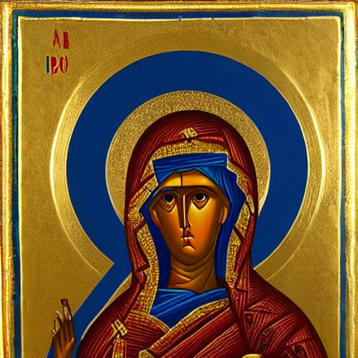 拜占庭图标 - Byzantine icon - AI 绘画艺术风格提示语