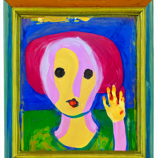儿童手指绘画 - Child's Finger Painting - AI 绘画艺术风格提示词