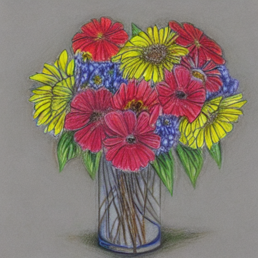 彩色铅笔素描 - Colored Pencil Sketch - AI 绘画艺术风格提示语