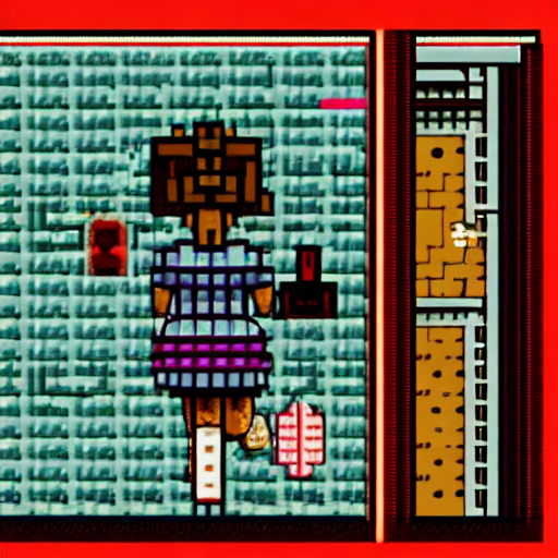 NES风格 - NES Style - AI 绘画艺术风格关键字