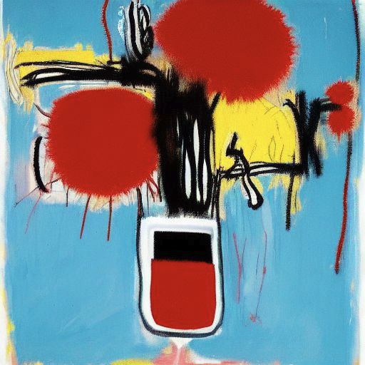 让-米歇尔·巴斯奎特 - Jean-Michel Basquiat - AI 绘画艺术家描述语