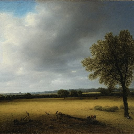 所罗门·范·鲁伊斯达尔 - Salomon van Ruysdael - AI 绘画艺术家提示词