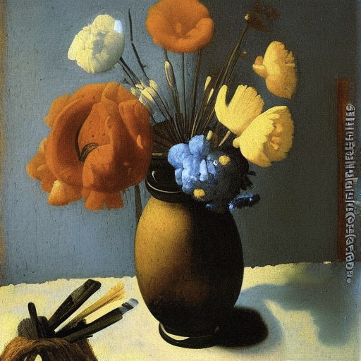 约翰内斯·维米尔 - Johannes Vermeer - AI 绘画艺术家关键词