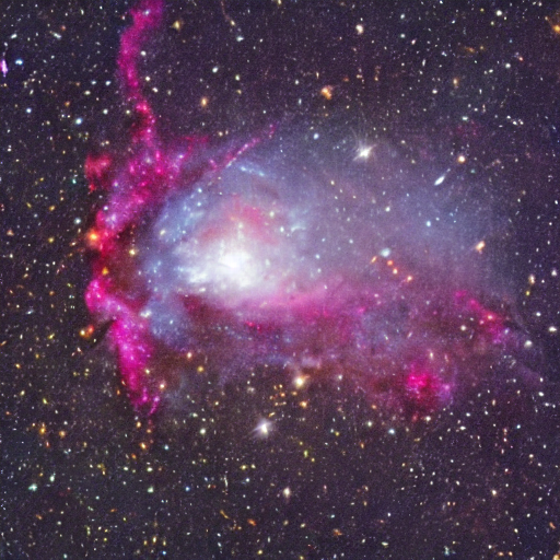 宇宙星云 - cosmic nebulae - AI 绘画细节描述语