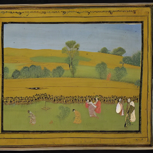 莫卧儿绘画 - Mughal Painting - AI 绘画艺术风格描述词