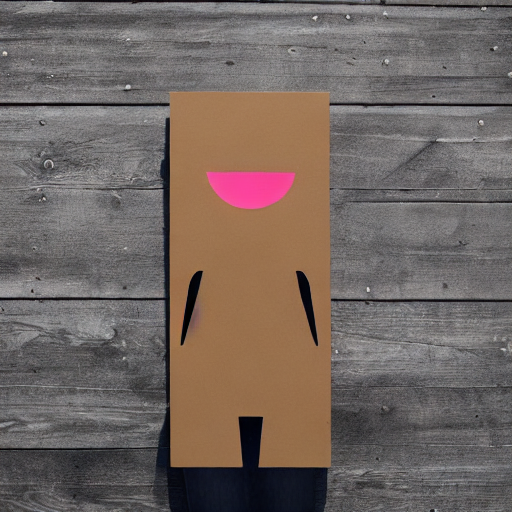 纸板切口 - Cardboard cutout - AI 绘画细节描述语