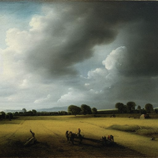 雅各布·范·鲁伊斯达尔 - Jacob van Ruisdael - AI 绘画艺术家关键字
