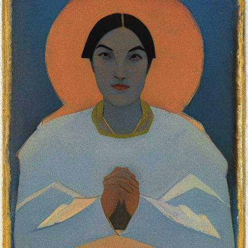 尼古拉斯·罗里奇 - Nicholas Roerich - AI 绘画艺术家描述词