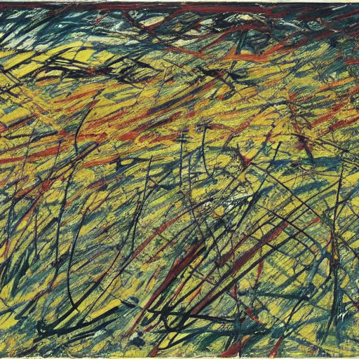杰克逊·波洛克 - Jackson Pollock - AI 绘画艺术家关键字