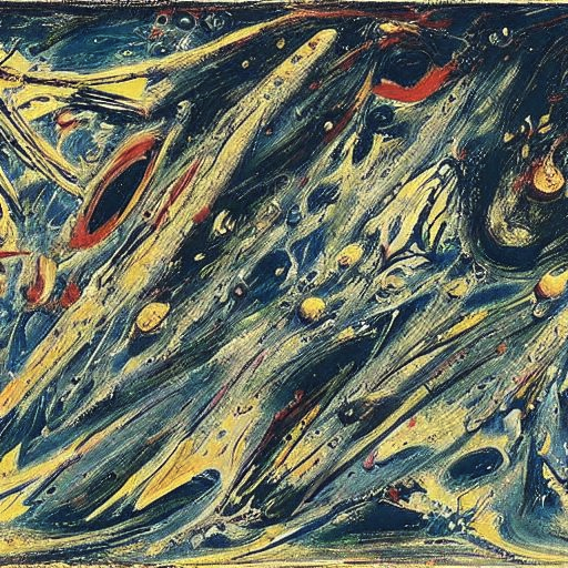 杰克逊·波洛克 - Jackson Pollock - AI 绘画艺术家关键字