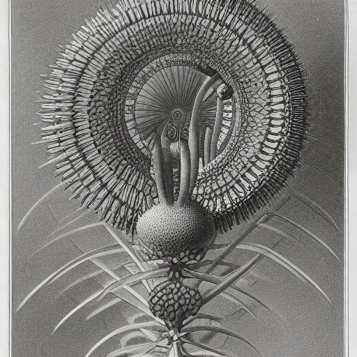恩斯特·海克尔 - Ernst Haeckel - AI 绘画艺术家关键词